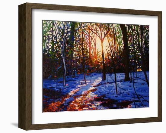 Sunset on Snow, 2010-Helen White-Framed Giclee Print