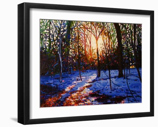 Sunset on Snow, 2010-Helen White-Framed Giclee Print