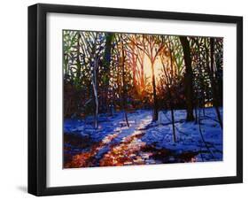 Sunset on Snow, 2010-Helen White-Framed Giclee Print