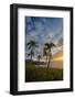 Sunset on Southern Maui Beach with Palm Trees-Terry Eggers-Framed Photographic Print