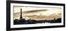 Sunset on the Alexander III Bridge - Eiffel Tower - Paris-Philippe Hugonnard-Framed Photographic Print