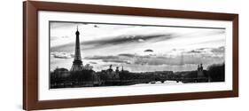 Sunset on the Alexander III Bridge - Eiffel Tower - Paris-Philippe Hugonnard-Framed Photographic Print