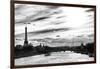 Sunset on the Alexander III Bridge - Eiffel Tower - Paris-Philippe Hugonnard-Framed Photographic Print