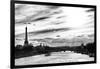 Sunset on the Alexander III Bridge - Eiffel Tower - Paris-Philippe Hugonnard-Framed Photographic Print