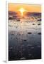 Sunset on the Arctic Ocean, Greenland-Françoise Gaujour-Framed Photographic Print