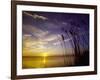 Sunset on the Barnegat Bay and Sea Oats-Bob Krist-Framed Photographic Print