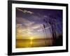 Sunset on the Barnegat Bay and Sea Oats-Bob Krist-Framed Photographic Print