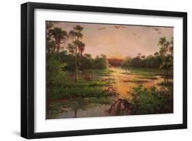 Sunset on the Bayou-Hannah Paulsen-Framed Art Print