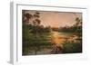 Sunset on the Bayou-Hannah Paulsen-Framed Art Print