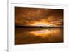 Sunset on the Beach at Bamburgh, Northumberland England UK-Tracey Whitefoot-Framed Photographic Print