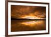 Sunset on the Beach at Bamburgh, Northumberland England UK-Tracey Whitefoot-Framed Photographic Print