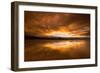 Sunset on the Beach at Bamburgh, Northumberland England UK-Tracey Whitefoot-Framed Photographic Print