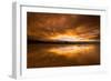 Sunset on the Beach at Bamburgh, Northumberland England UK-Tracey Whitefoot-Framed Photographic Print