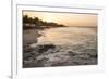 Sunset on the Beach in Mancora, Peru, South America-Michael DeFreitas-Framed Photographic Print