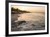 Sunset on the Beach in Mancora, Peru, South America-Michael DeFreitas-Framed Photographic Print