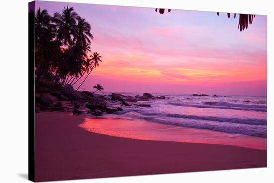 Sunset on the Beach-ZoomTeam-Stretched Canvas