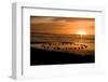 Sunset on the Beach-dilsiz-Framed Photographic Print