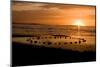 Sunset on the Beach-dilsiz-Mounted Photographic Print