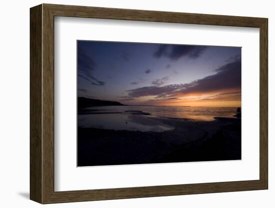 Sunset on the Beach-dilsiz-Framed Photographic Print