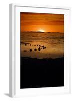 Sunset on the Beach-dilsiz-Framed Photographic Print