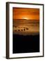 Sunset on the Beach-dilsiz-Framed Photographic Print