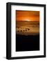 Sunset on the Beach-dilsiz-Framed Photographic Print