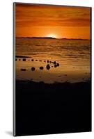 Sunset on the Beach-dilsiz-Mounted Photographic Print