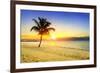 Sunset on the Beach-vent du sud-Framed Photographic Print