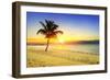 Sunset on the Beach-vent du sud-Framed Photographic Print