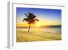 Sunset on the Beach-vent du sud-Framed Photographic Print