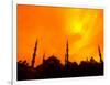 Sunset on the Blue Mosque, Istanbul, Turkey-Bill Bachmann-Framed Photographic Print