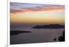 Sunset on the Caldeira of Santorini, Greece-Françoise Gaujour-Framed Photographic Print