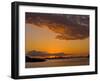 Sunset on the Dalmatian Coast, Dubrovnik Area, Dalmatia, Croatia, Europe-Richard Cummins-Framed Photographic Print