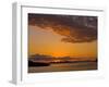 Sunset on the Dalmatian Coast, Dubrovnik Area, Dalmatia, Croatia, Europe-Richard Cummins-Framed Photographic Print