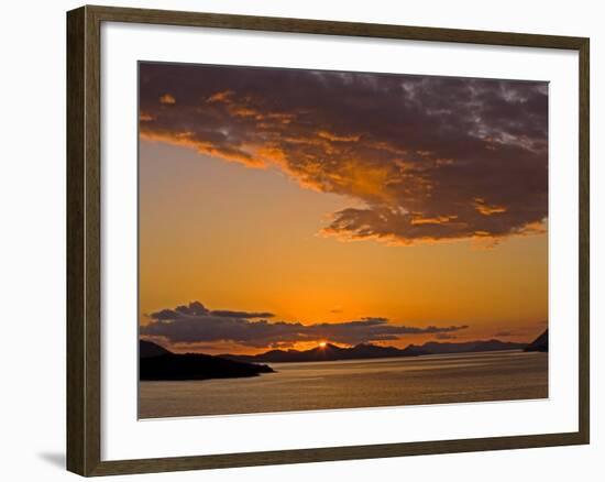 Sunset on the Dalmatian Coast, Dubrovnik Area, Dalmatia, Croatia, Europe-Richard Cummins-Framed Photographic Print