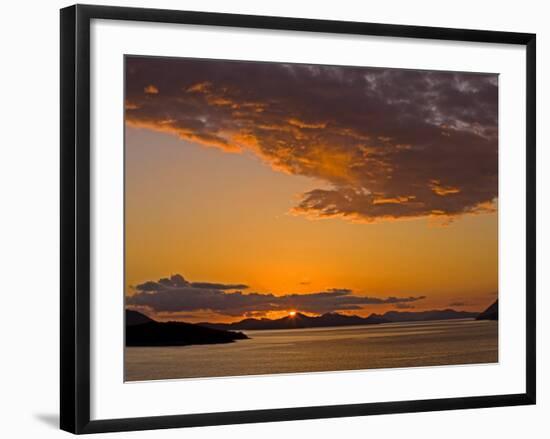 Sunset on the Dalmatian Coast, Dubrovnik Area, Dalmatia, Croatia, Europe-Richard Cummins-Framed Photographic Print