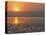 Sunset on the Dead Sea, Jordan, Middle East-Alison Wright-Stretched Canvas