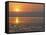 Sunset on the Dead Sea, Jordan, Middle East-Alison Wright-Framed Stretched Canvas