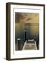 Sunset On The Dock-Marcus Prime-Framed Art Print