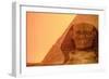 Sunset on the Giza Plateau and Pyramids, Egypt,Old Kingdom,Sphinx, 1995 (Photo)-Kenneth Garrett-Framed Giclee Print