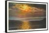 Sunset on the Golden Gate, San Francisco, California-null-Framed Stretched Canvas