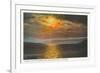 Sunset on the Golden Gate, San Francisco, California-null-Framed Premium Giclee Print