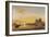 Sunset on the Lagoon of Venice, Church of Isola Di San Giorgio in Alga in the Distance-Edward William Cooke-Framed Giclee Print