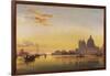 Sunset on the Lagoon of Venice-Edward William Cooke-Framed Giclee Print