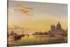 Sunset on the Lagoon of Venice-Edward William Cooke-Stretched Canvas