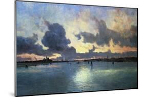 Sunset on the Laguna, Venice, Italy-Marie Joseph Iwill-Mounted Giclee Print