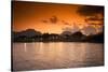 Sunset on the Nam Song River in Vang Vieng, Laos-Micah Wright-Stretched Canvas