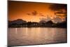 Sunset on the Nam Song River in Vang Vieng, Laos-Micah Wright-Mounted Photographic Print