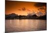 Sunset on the Nam Song River in Vang Vieng, Laos-Micah Wright-Mounted Photographic Print