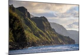 Sunset on the Napali Coast, Kauai, Hawaii, United States of America, Pacific-Michael Runkel-Mounted Photographic Print